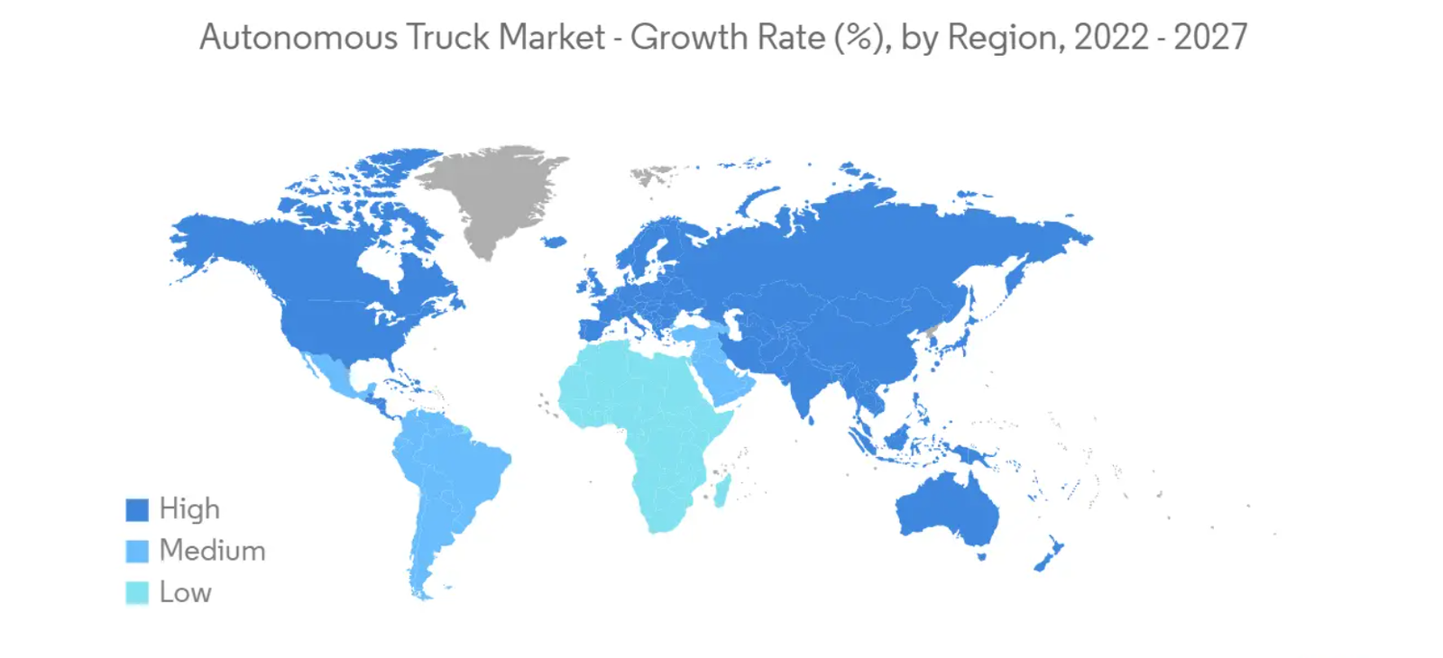 Autonomous Truck Market Growth Rate